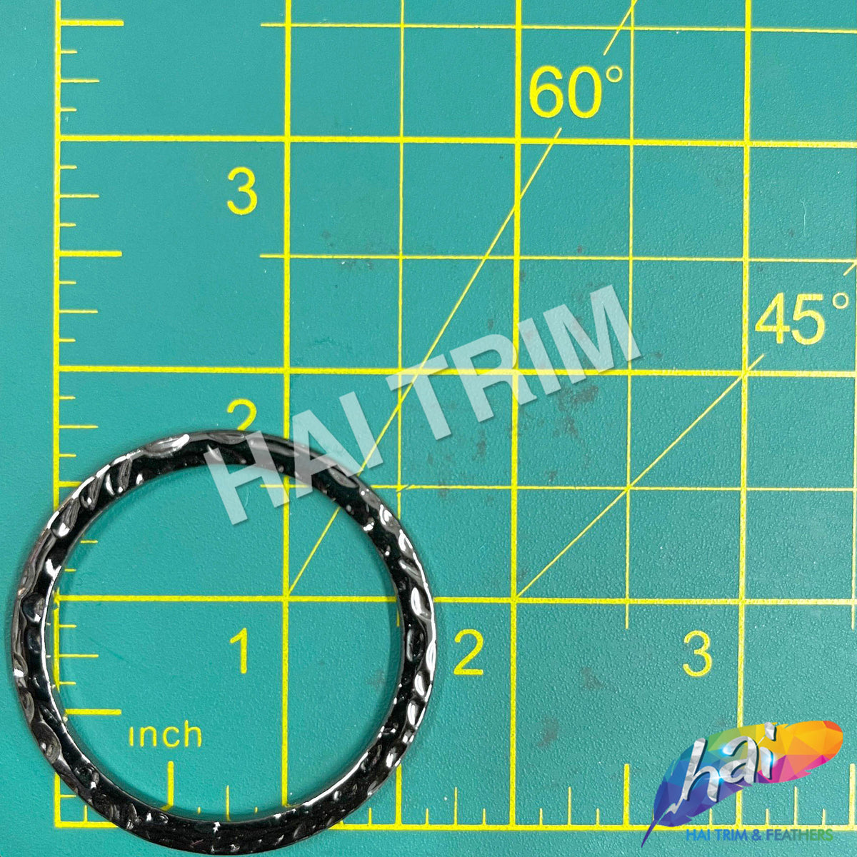 1 1/2 Flat Metal O Rings – Hai Trim & Feathers