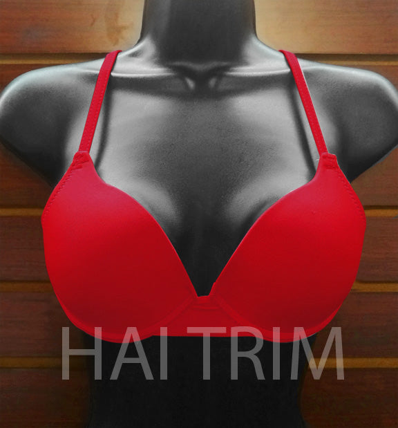 Red Tie-Back Bra, A-3 – Hai Trim & Feathers