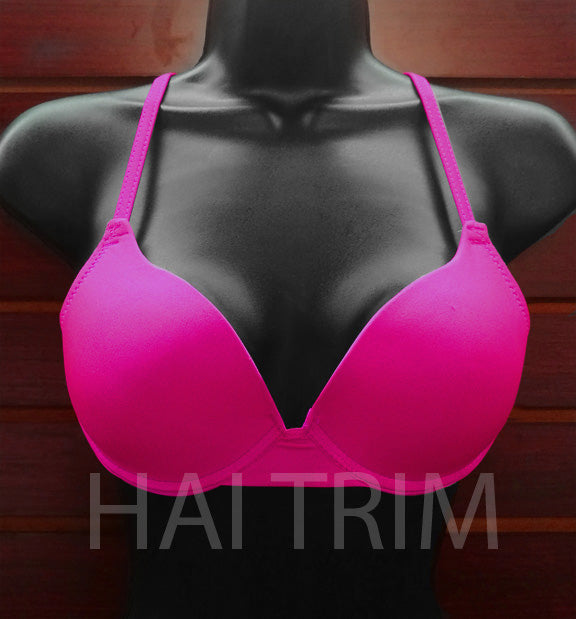 Hot Pink/Fuchsia Tie-Back Bra, A-9 – Hai Trim & Feathers
