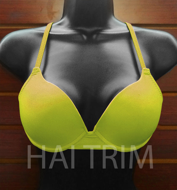 Yellow Green Tie-Back Bra, B-85 – Hai Trim & Feathers