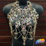 SALE! Crystal Rhinestone Couture Bodice Necklace, RCN-001