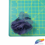 CLOSEOUT! Small 3D Stiff Organza/Chiffon Flower Brooches (3 pieces)