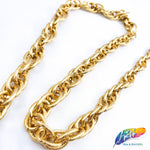 3/8" Multilayer Braided Oval Cable Chain, CH-119