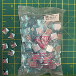 CLOSEOUT! Aqua Acrylic Stones (sold per pack), A29