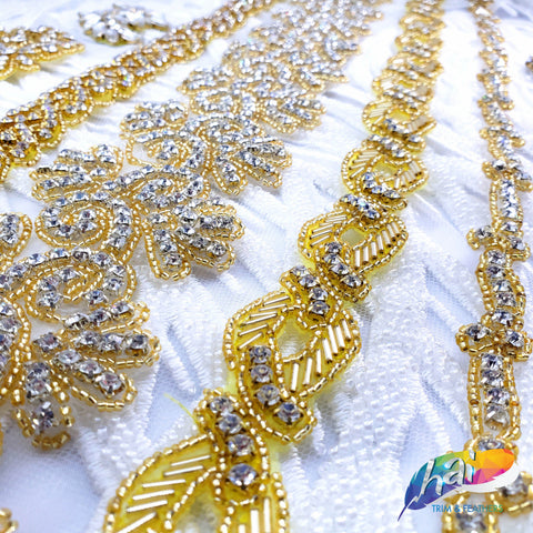 Beaded Rhinestone Trims