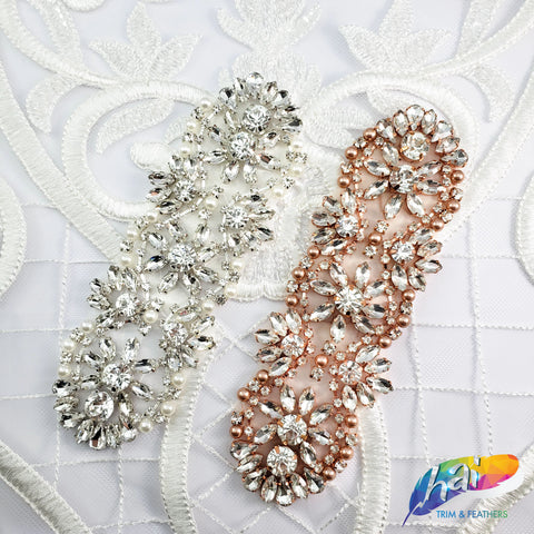 Pearl Rhinestone Appliques