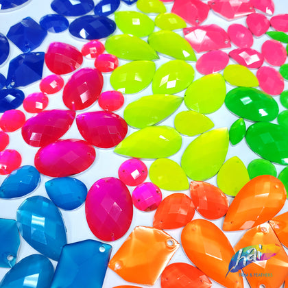 Neon Resin Stone Collection
