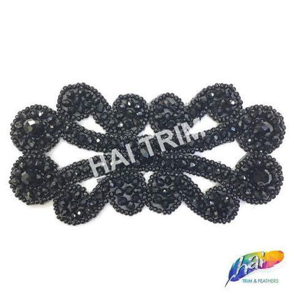 Beaded - Rhinestone Appliques - consist of appliques with glass beads and or rhinestones.