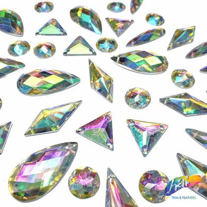 Color AB Resin Stones