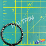 1 1/2" Flat Metal Carved O Rings