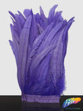 10-12" Bleached Dyed Coque Fringe (1/2 Yard)