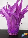 10-12" Bleached Dyed Coque Fringe (1/2 Yard)