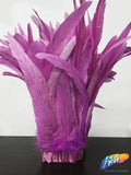 10-12" Bleached Dyed Coque Fringe (1/2 Yard)