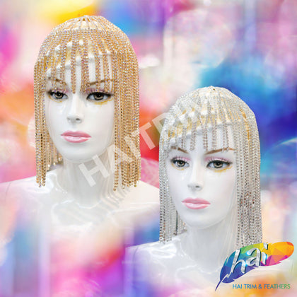 Crystal Rhinestone Cupchain Headpiece