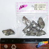 Gunmetal Meteorite Textured Resin Stones