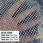 SALE! 36" x 48"  Rhinestone Mesh Fabric