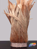 10-12" Bleached Dyed Coque Fringe (1/2 Yard)