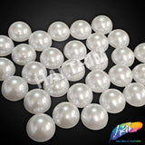 12mm White Flatback Glue On Pearls (72 pieces)