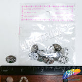 Gunmetal Meteorite Textured Resin Stones