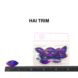 Purple/Fuchsia 2-tone (Ombré) Resin Stones