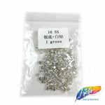 16ss Crystal Sew-on Rhinestone w/ Silver Metal Setting (144 pieces)