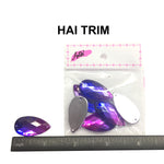 Purple/Fuchsia 2-tone (Ombré) Resin Stones