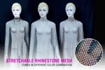 SALE! 36" x 48"  Rhinestone Mesh Fabric