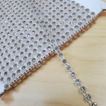 CLOSEOUT! 10 yards of 12ss/3mm Single Row Color Non-Stretch Rhinestone Trim, A-005