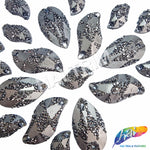 Gunmetal Meteorite Textured Resin Stones