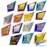 29x48mm Diamond Color AB Resin Stones (4 pieces)