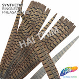 20" Synthetic Natural Ringneck Pheasant Tails (sold per piece)