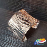 Fancy Light Rose Gold Metal Cuffs - Style A (sold per piece)