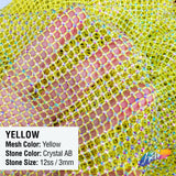 SALE! 36" x 48"  Rhinestone Mesh Fabric