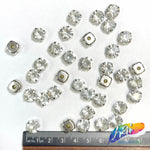 45ss Crystal Sew-on Rhinestone w/ Metal Setting (36 pieces)
