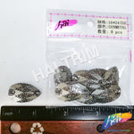 Gunmetal Meteorite Textured Resin Stones