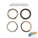 2" Flat Metal O Rings