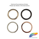 2" Flat Metal O Rings