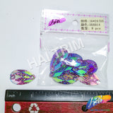 Purple AB Meteorite Textured Resin Stones, #14