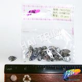 Gunmetal Meteorite Textured Resin Stones