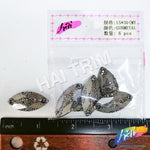 Gunmetal Meteorite Textured Resin Stones