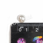 8mm White Flatback Sew On Pearls