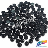 8mm Black Flatback Glue On Pearls (144 pieces)