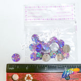 Purple AB Meteorite Textured Resin Stones, #14