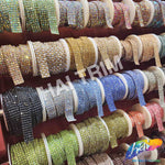 4-Row Color Crystal Rhinestone Trim, A-004 Color