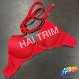 Red Tie-Back Bra, A-3