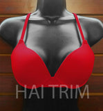 Red Tie-Back Bra, A-3