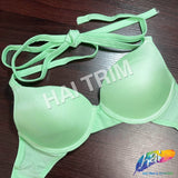 Mint Green Tie-Back Bra, A-59