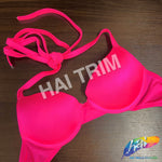 Neon Pink Tie-Back Bra, A-69