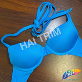 Turquoise Tie-Back Bra, A-8