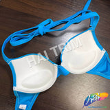 Turquoise Tie-Back Bra, A-8